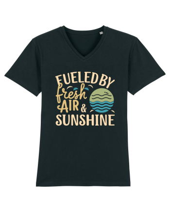 Fueled By Fresh Air And Sunshine (wave) Black