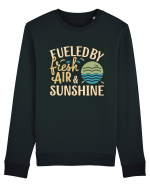 Fueled By Fresh Air And Sunshine (wave) Bluză mânecă lungă Unisex Rise