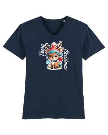 Deery  Christmas French Navy