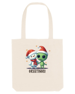 cu extraterestrii de Craciun - Greetings from Outer Christmas Sacoșă textilă