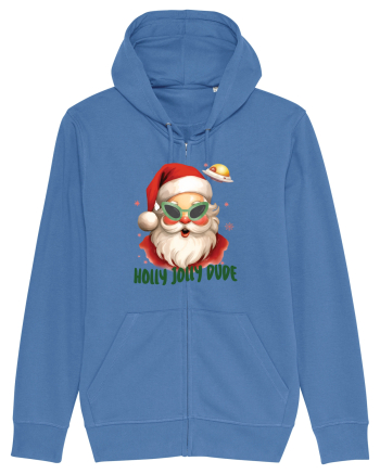 cu extraterestrii de Craciun - Holly jolly dude Bright Blue