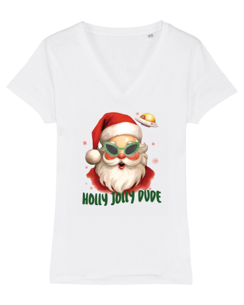 cu extraterestrii de Craciun - Holly jolly dude White