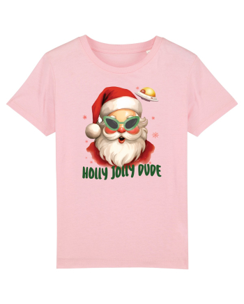 cu extraterestrii de Craciun - Holly jolly dude Cotton Pink
