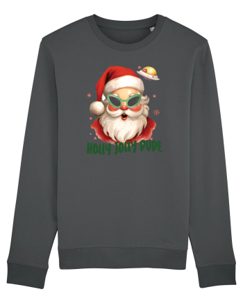 cu extraterestrii de Craciun - Holly jolly dude Anthracite
