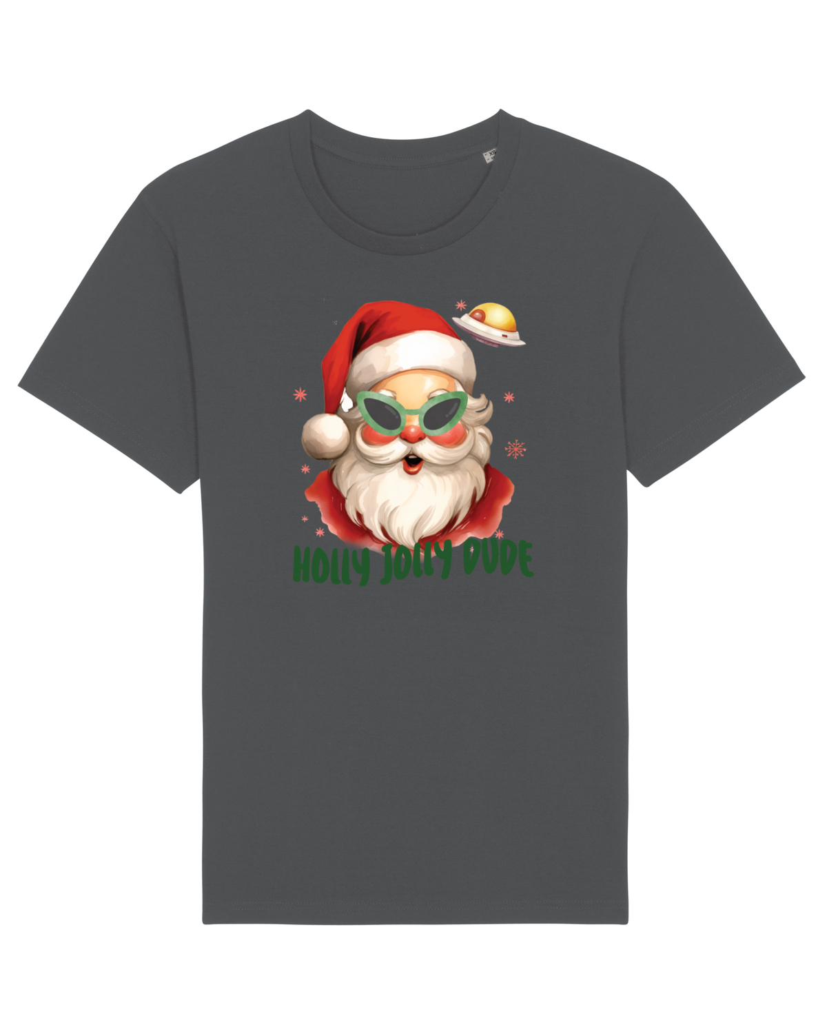 Tricou mânecă scurtă Unisex Rocker Anthracite