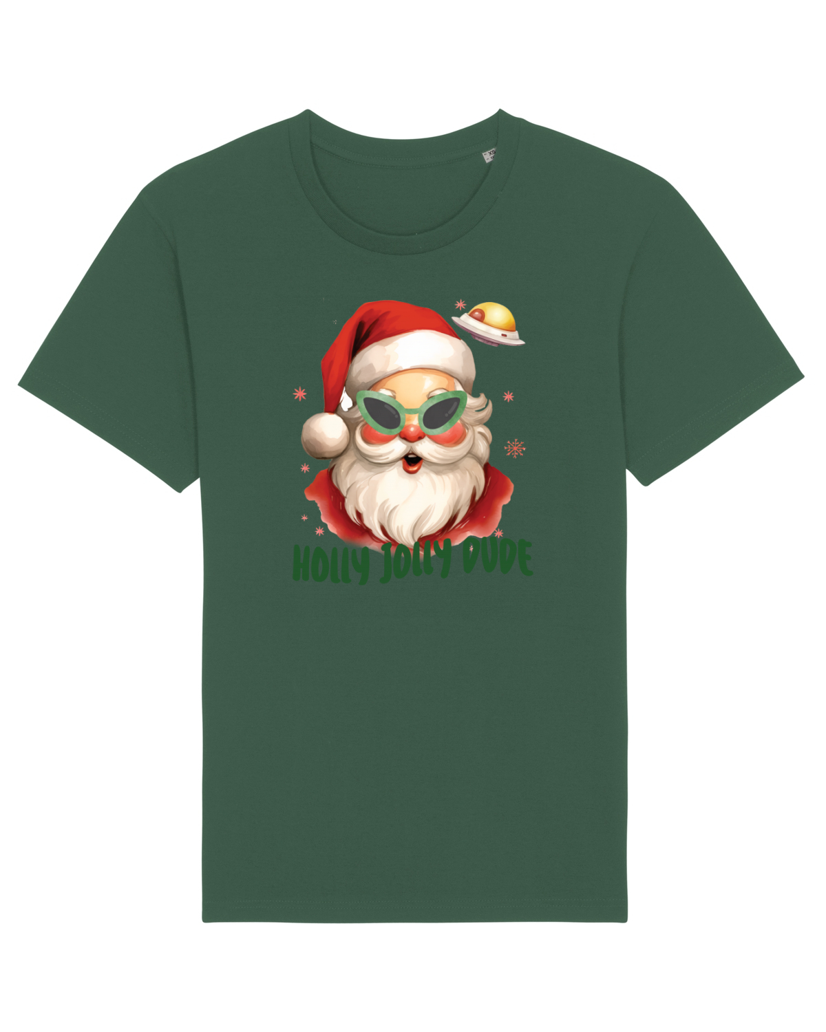 Tricou mânecă scurtă Unisex Rocker Bottle Green