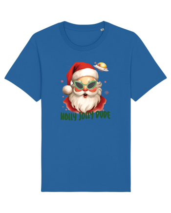 cu extraterestrii de Craciun - Holly jolly dude Royal Blue