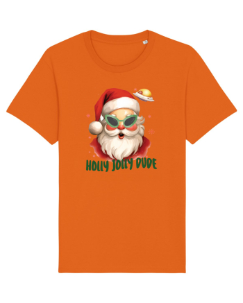 cu extraterestrii de Craciun - Holly jolly dude Bright Orange