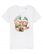 cu pisici de Craciun - Cookies for Santa Claus Tricou mânecă scurtă  Copii Mini Creator