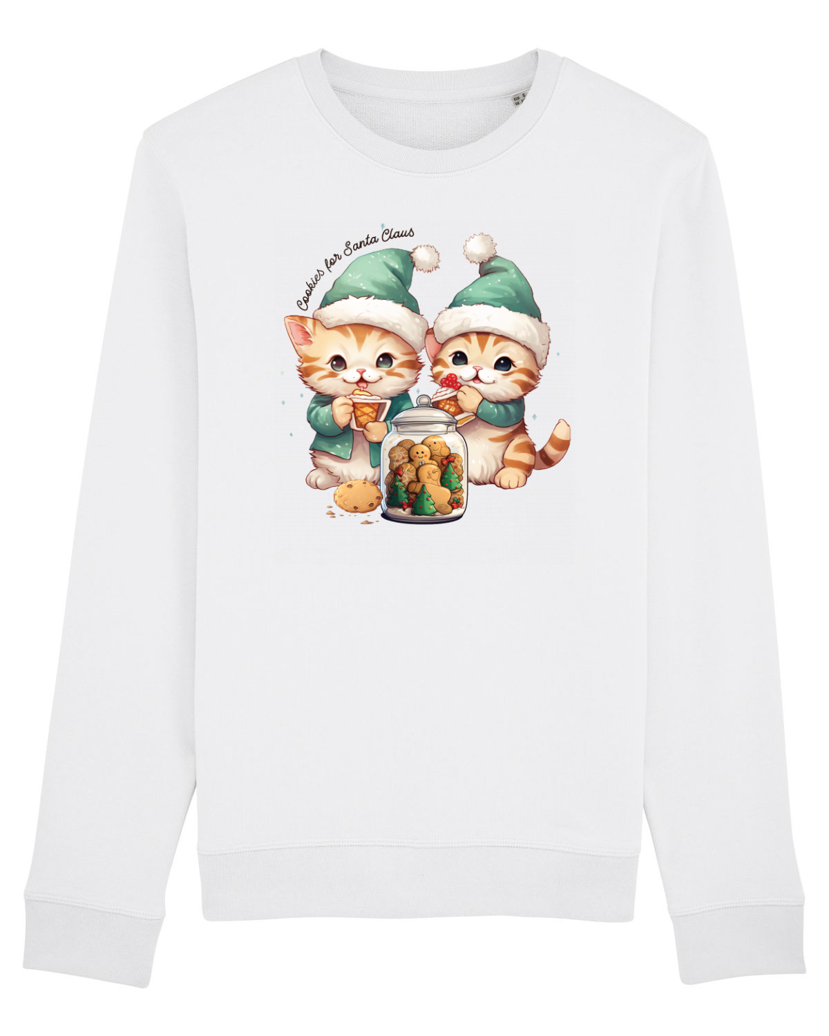 Bluză mânecă lungă Unisex Rise White
