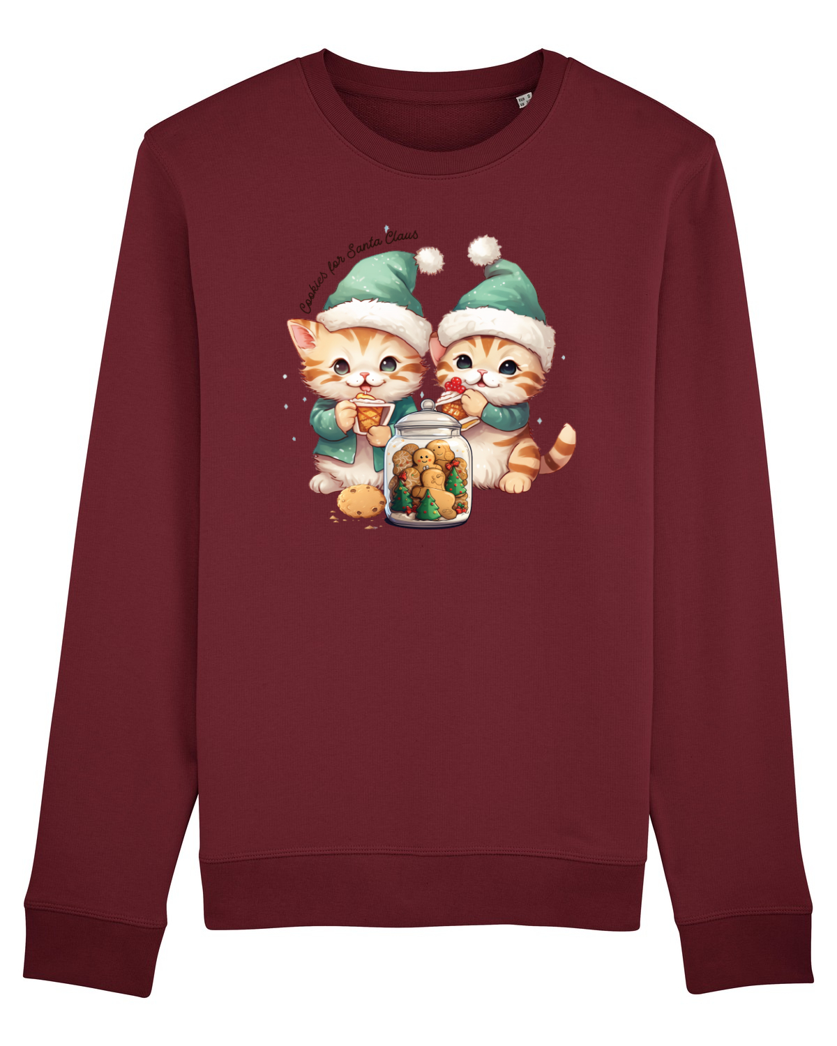 Bluză mânecă lungă Unisex Rise Burgundy