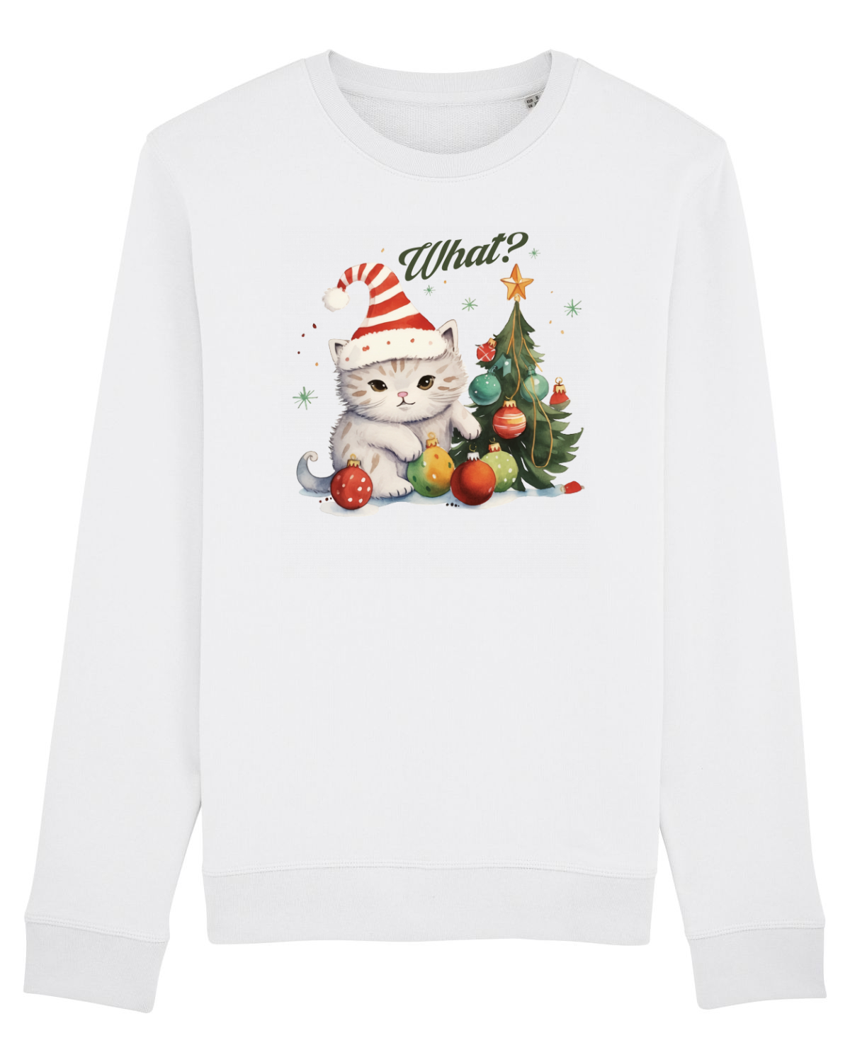 Bluză mânecă lungă Unisex Rise White