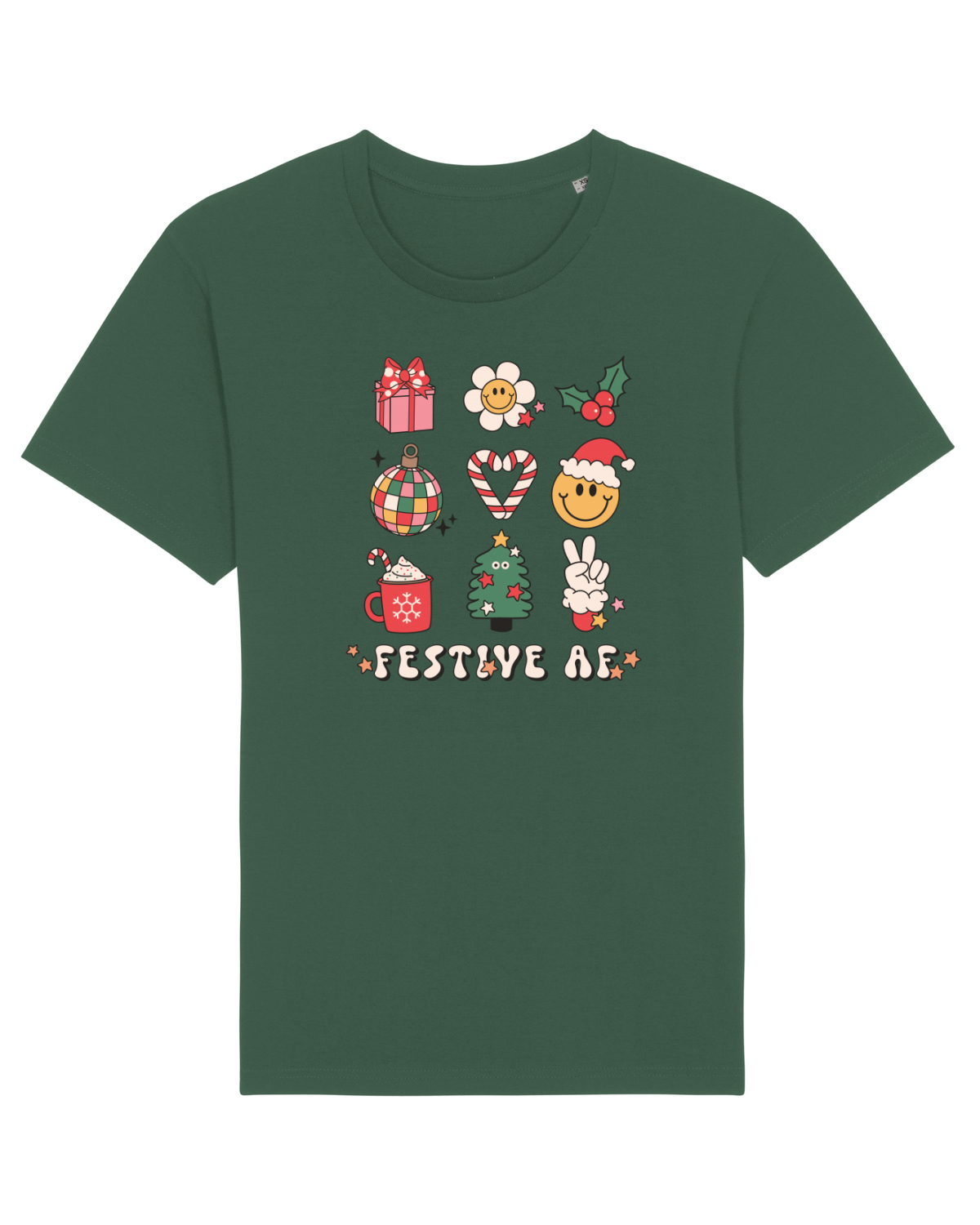 Tricou mânecă scurtă Unisex Rocker Bottle Green