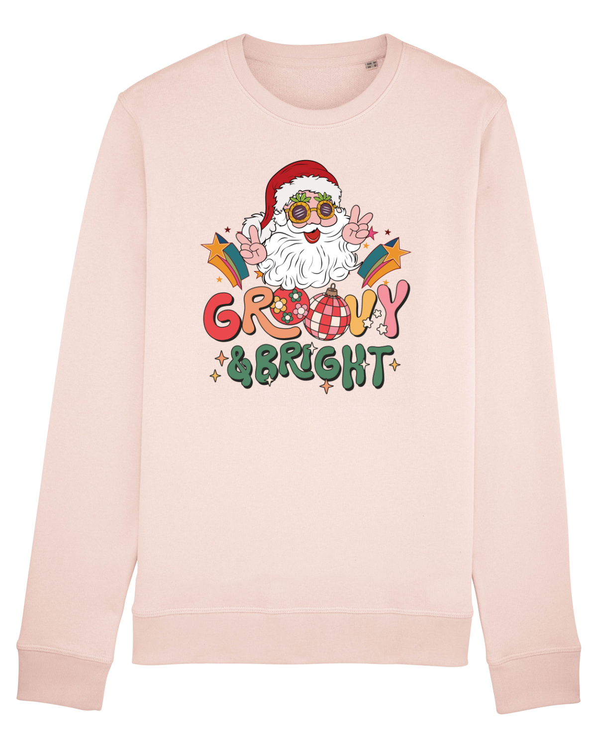 Bluză mânecă lungă Unisex Rise Candy Pink