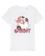 retro de Craciun - Groovy Disco Santa Tricou mânecă scurtă  Copii Mini Creator