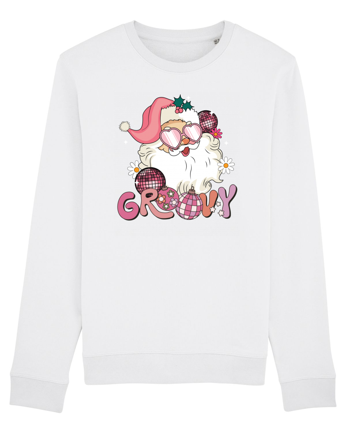 Bluză mânecă lungă Unisex Rise White