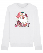 retro de Craciun - Groovy Disco Santa Bluză mânecă lungă Unisex Rise