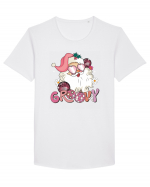 retro de Craciun - Groovy Disco Santa Tricou mânecă scurtă guler larg Bărbat Skater