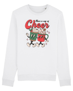 retro de Craciun - Have a cup of cheer Bluză mânecă lungă Unisex Rise