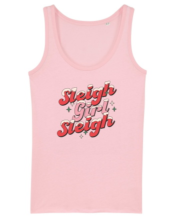 retro de Craciun - Sleigh girl sleigh Cotton Pink
