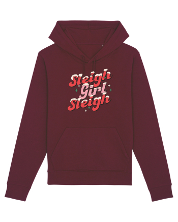 retro de Craciun - Sleigh girl sleigh Burgundy