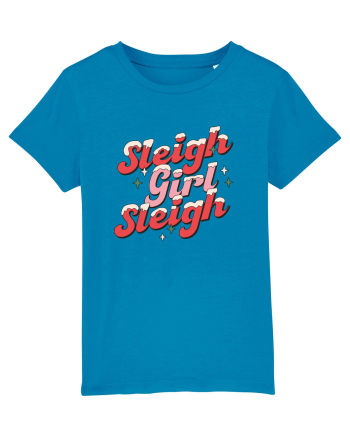 retro de Craciun - Sleigh girl sleigh Azur