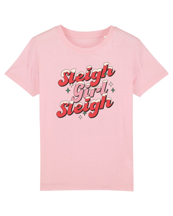 retro de Craciun - Sleigh girl sleigh Cotton Pink