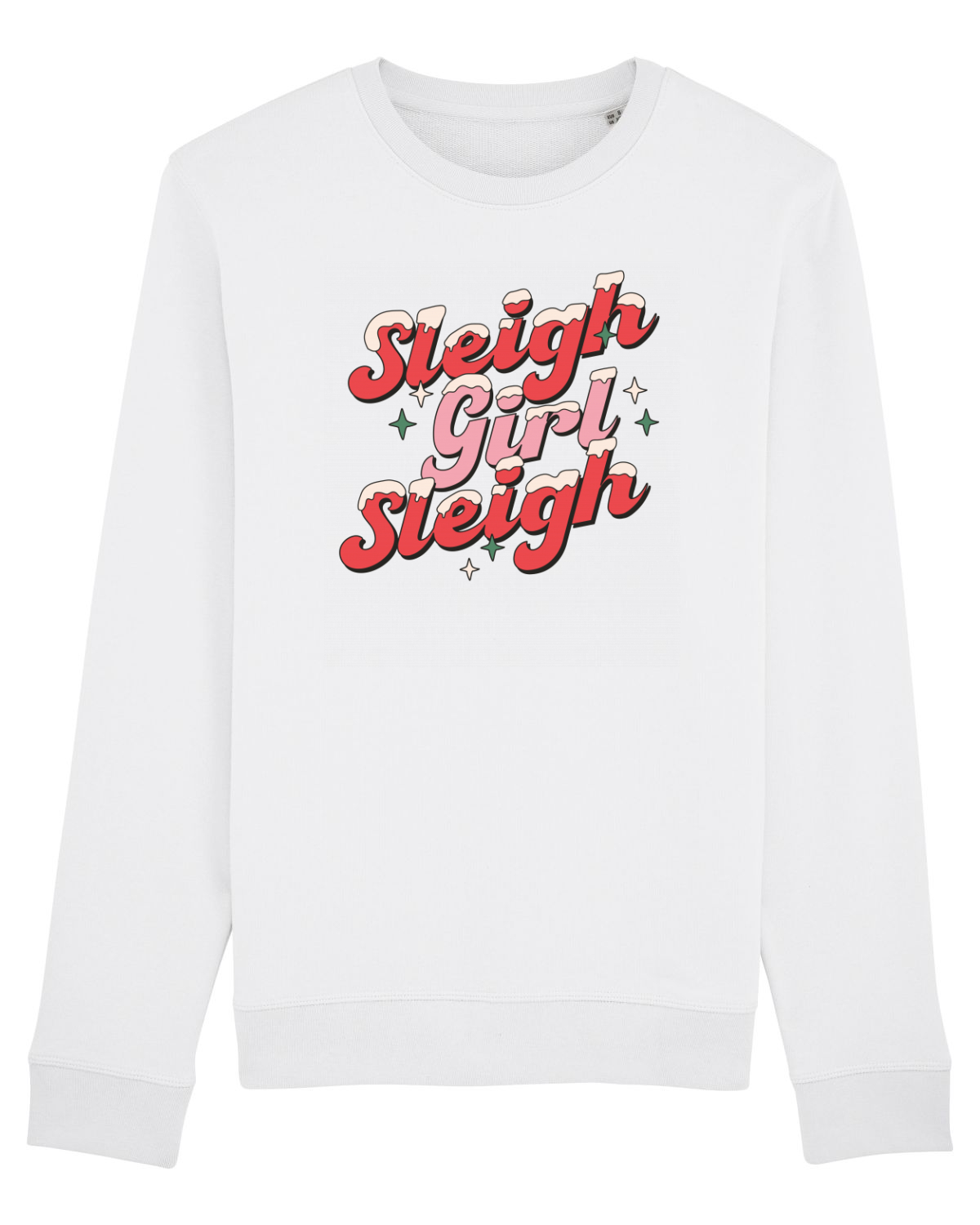 Bluză mânecă lungă Unisex Rise White