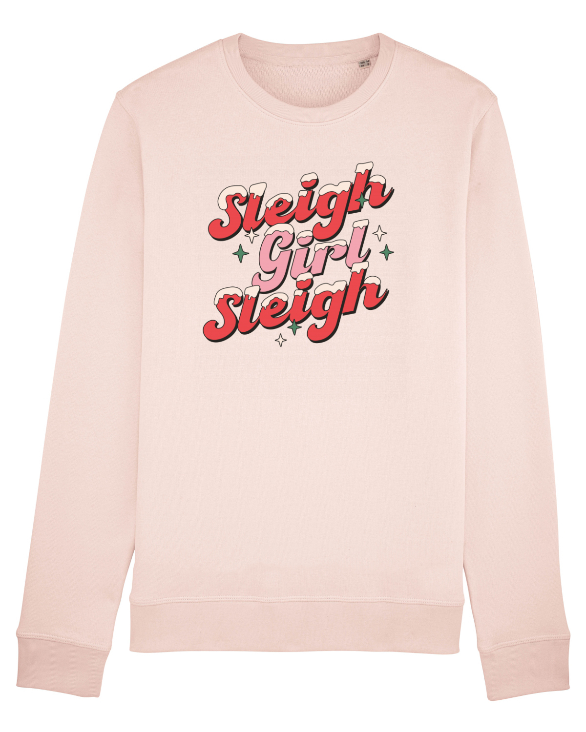 Bluză mânecă lungă Unisex Rise Candy Pink