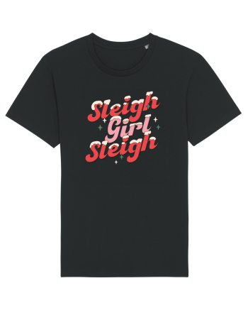 retro de Craciun - Sleigh girl sleigh Black