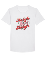 retro de Craciun - Sleigh girl sleigh Tricou mânecă scurtă guler larg Bărbat Skater