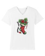 amuzant de Craciun - Happy holidaze Tricou mânecă scurtă guler V Bărbat Presenter