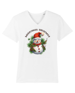 amuzant de Craciun - Merryuana Christmas Tricou mânecă scurtă guler V Bărbat Presenter