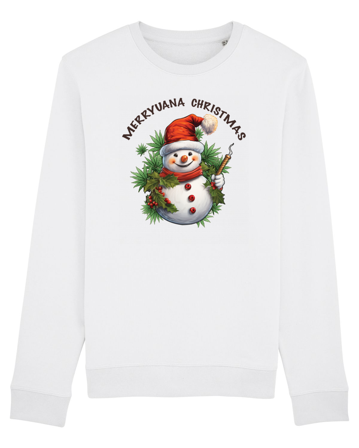 Bluză mânecă lungă Unisex Rise White