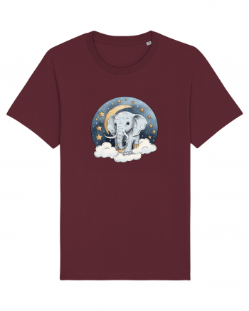 Elefant pe nori Tricou mânecă scurtă Unisex Rocker