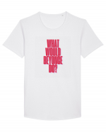 WHAT WOULD BEYONCE DO? Tricou mânecă scurtă guler larg Bărbat Skater