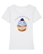 Fii glazura mea Tricou mânecă scurtă guler larg fitted Damă Expresser