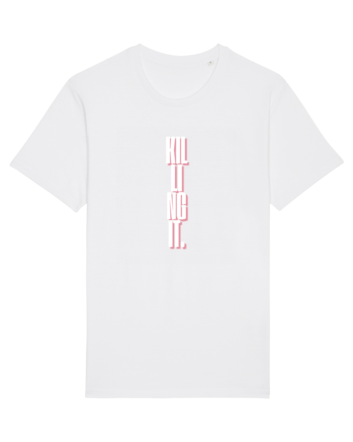 Tricou mânecă scurtă Unisex Rocker White