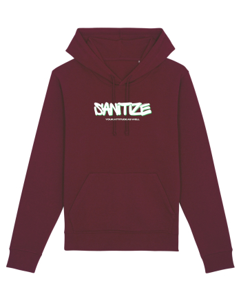 Sanitize Your Attitude As Well Burgundy