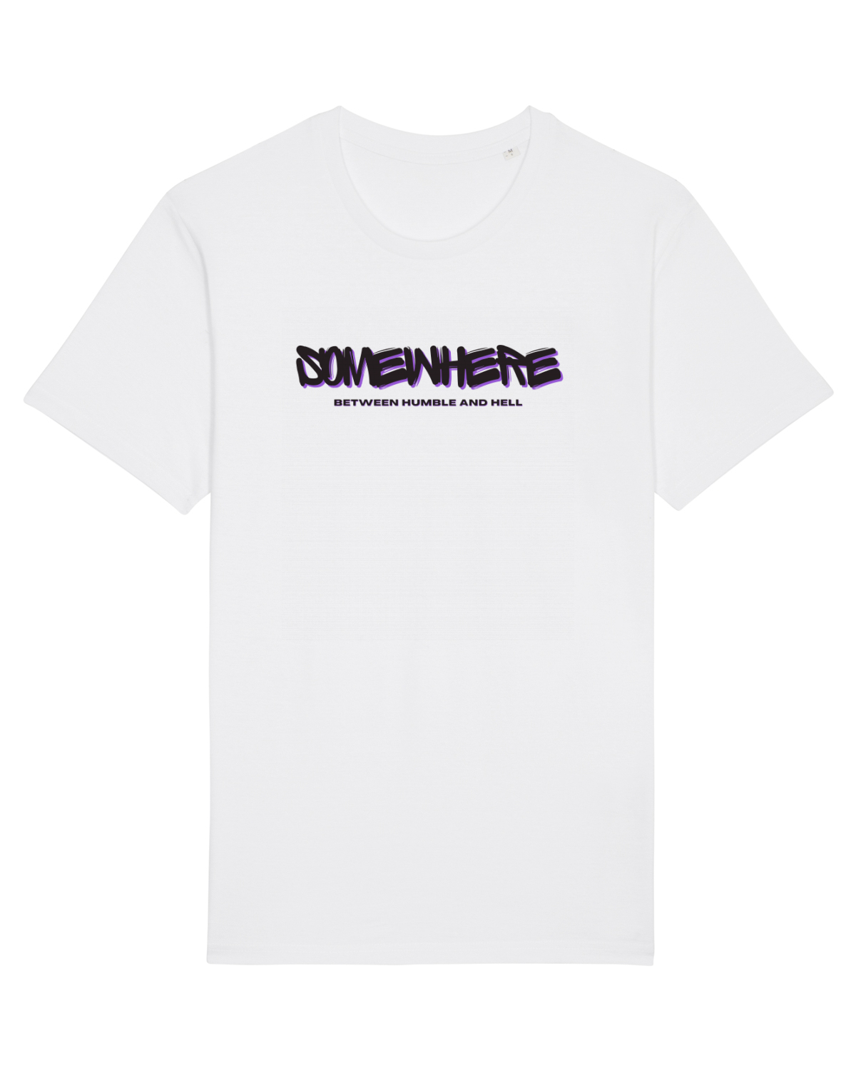 Tricou mânecă scurtă Unisex Rocker White