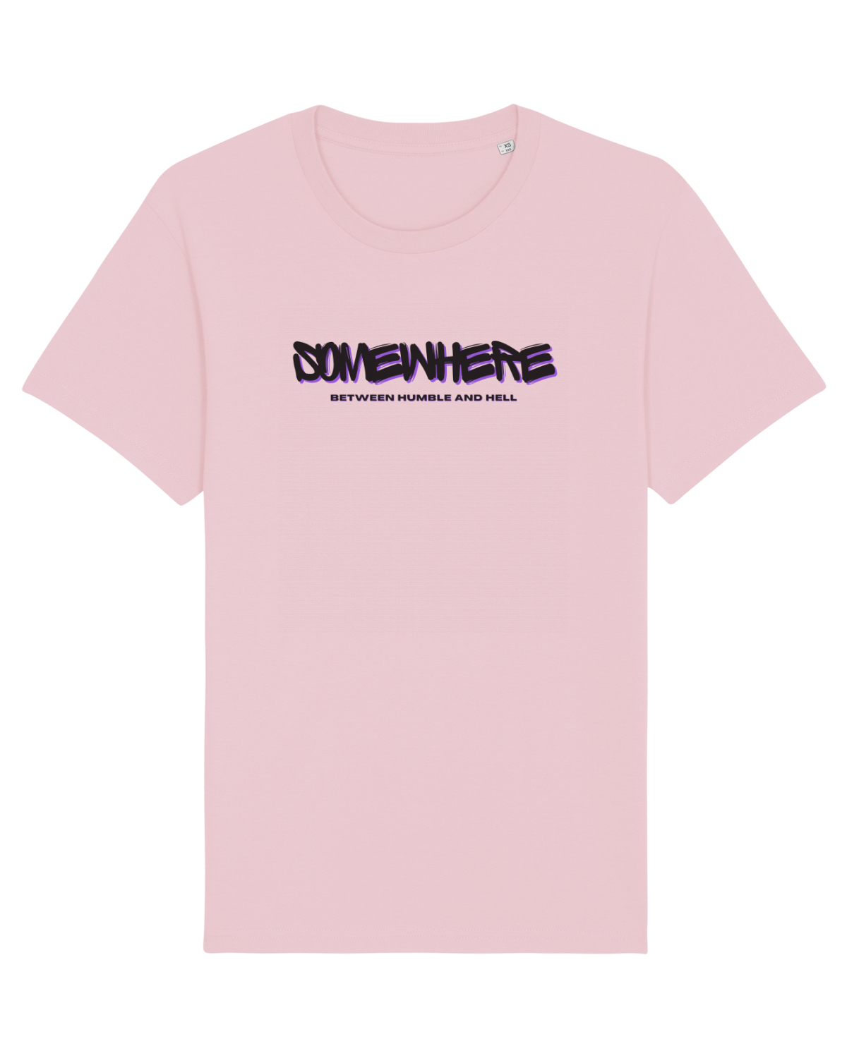 Tricou mânecă scurtă Unisex Rocker Cotton Pink