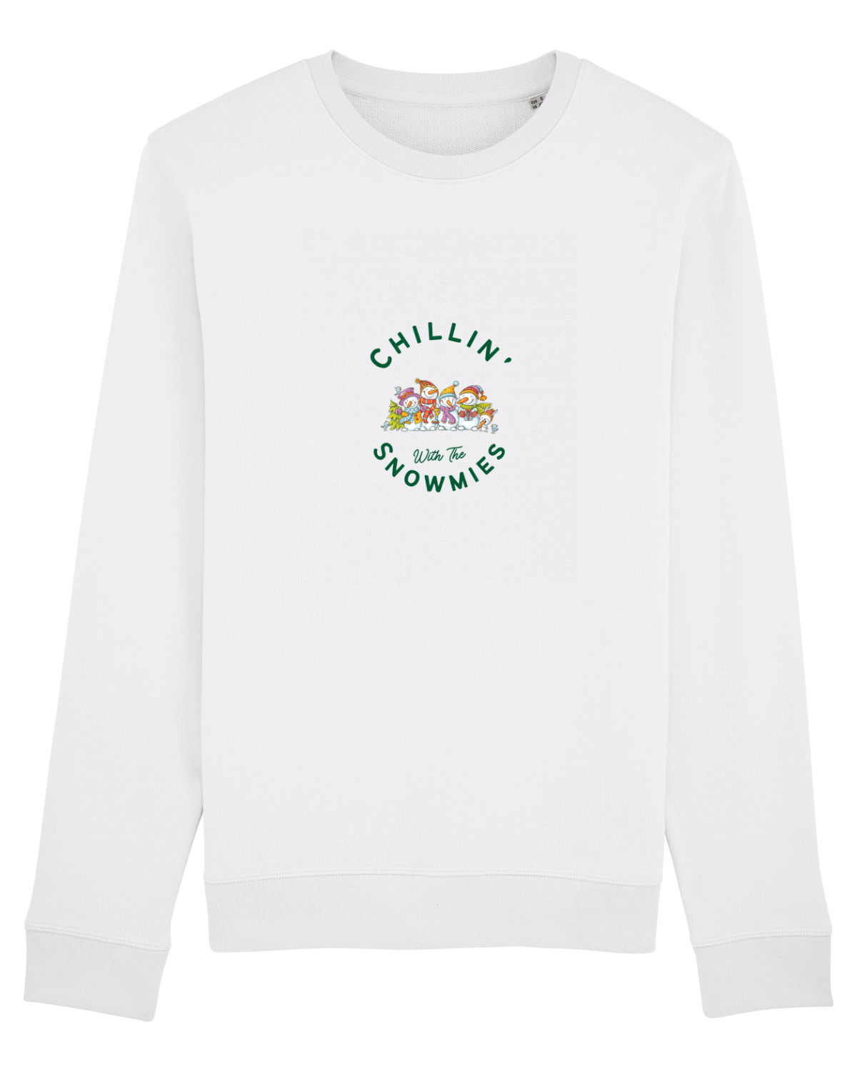 Bluză mânecă lungă Unisex Rise White