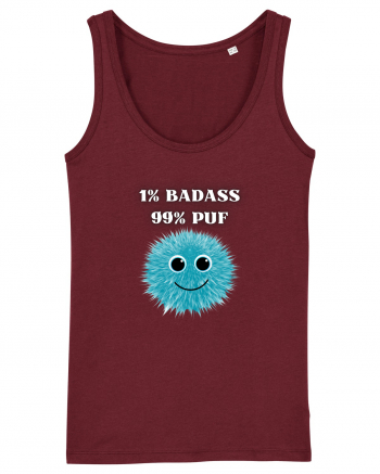 1% BADASS 99% PUF Burgundy