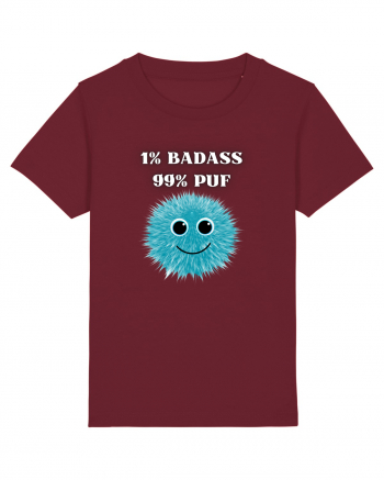 1% BADASS 99% PUF Burgundy