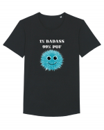 1% BADASS 99% PUF Tricou mânecă scurtă guler larg Bărbat Skater