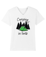 Camping life Tricou mânecă scurtă guler V Bărbat Presenter