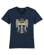 Jesus Saves Tricou mânecă scurtă guler V Bărbat Presenter