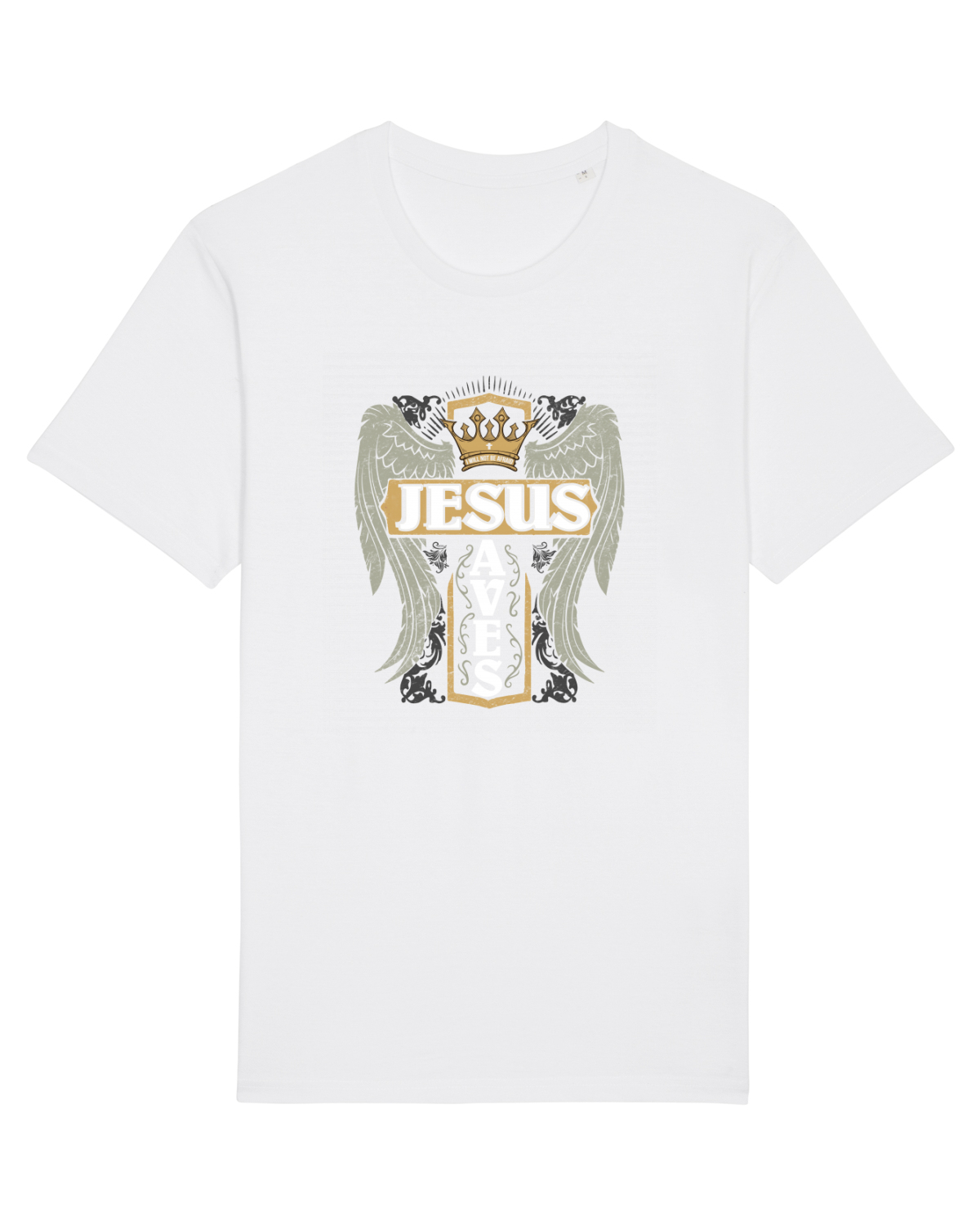Tricou mânecă scurtă Unisex Rocker White