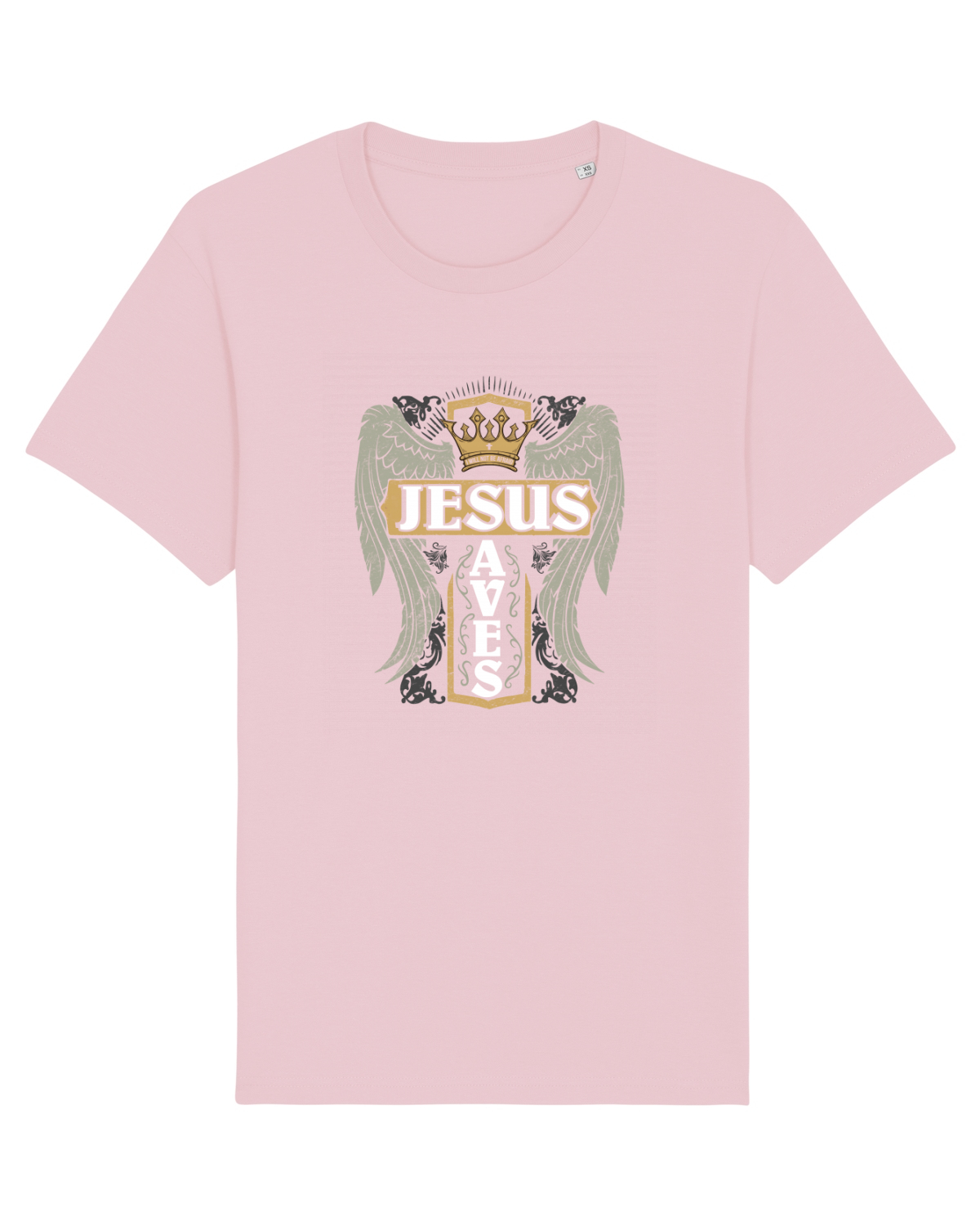 Tricou mânecă scurtă Unisex Rocker Cotton Pink