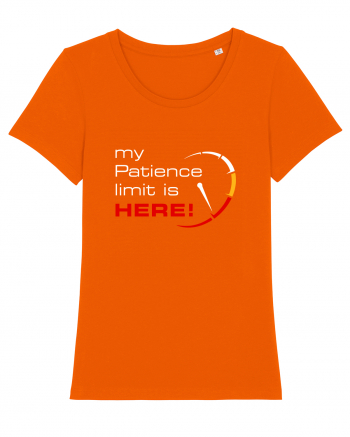 My patience limit is here! Bright Orange